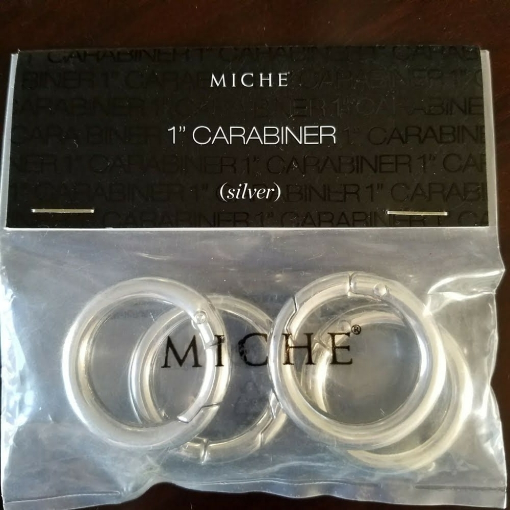 1' Silver Carabiners